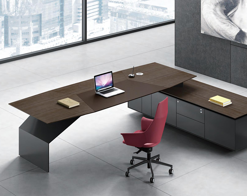 艾克系列老板桌-歐時家具